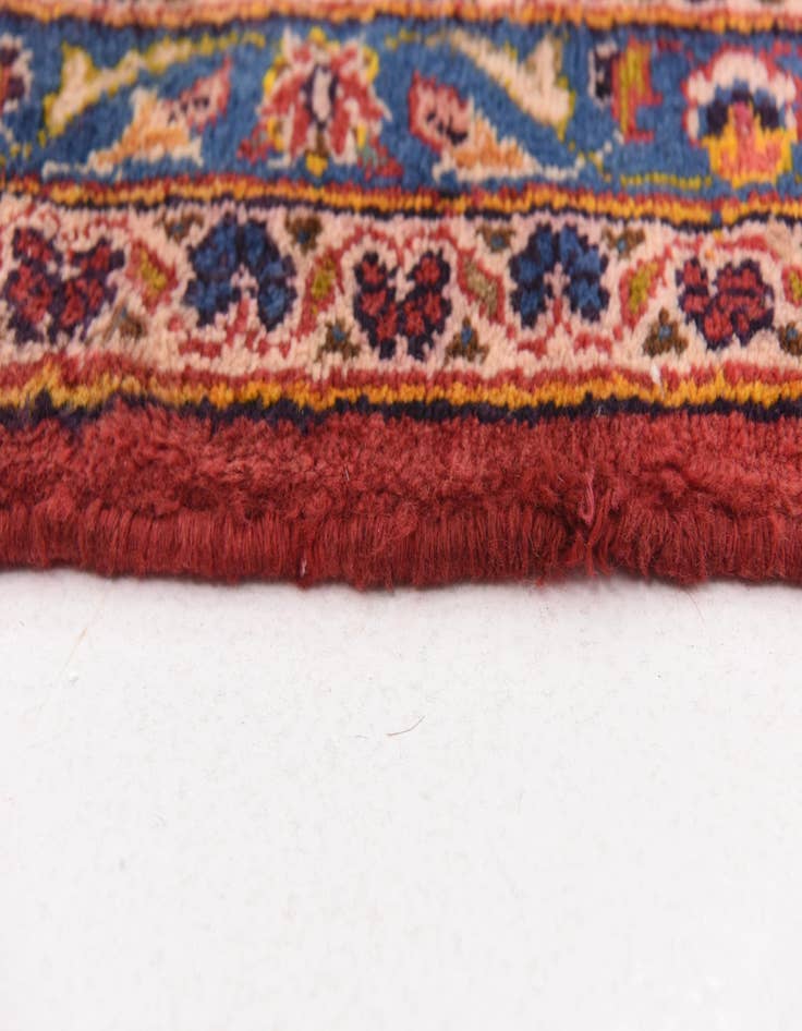 Detail image of 9' 9 x 13' 3  Hand Knotted Kashan Persian Wool Rug