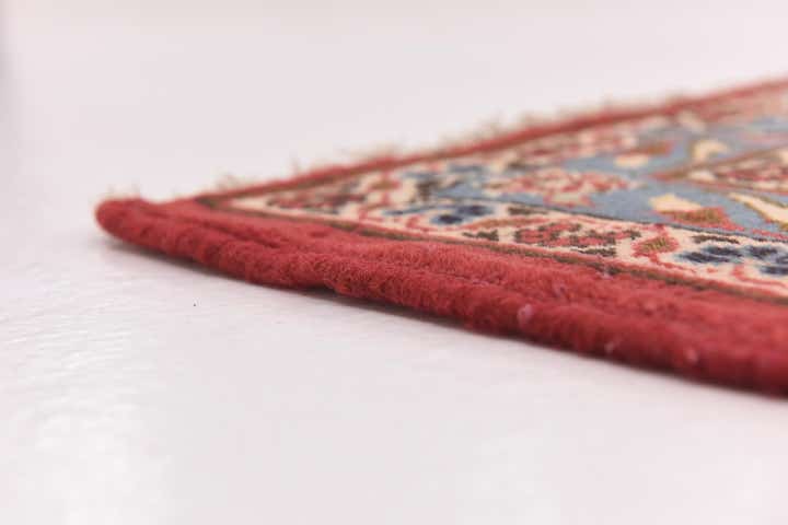 9' 8 x 13' Hand Knotted Kashan Persian Wool Rug