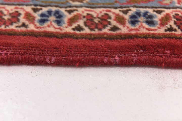 9' 8 x 13' Hand Knotted Kashan Persian Wool Rug