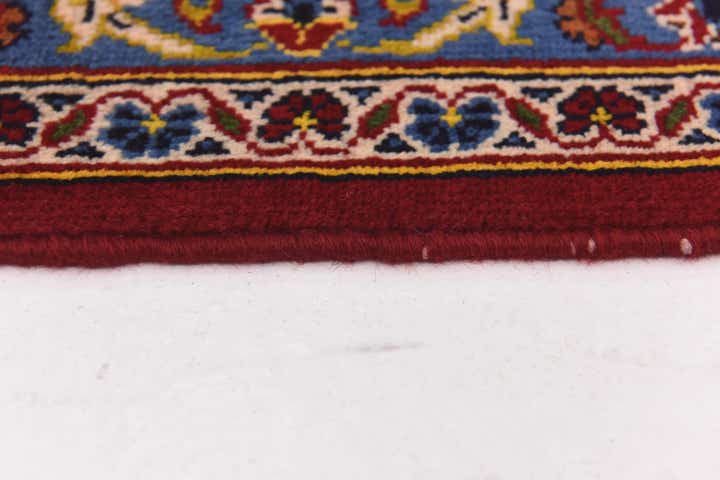 9' 8 x 13' 5 Hand Knotted Kashan Persian Wool Rug