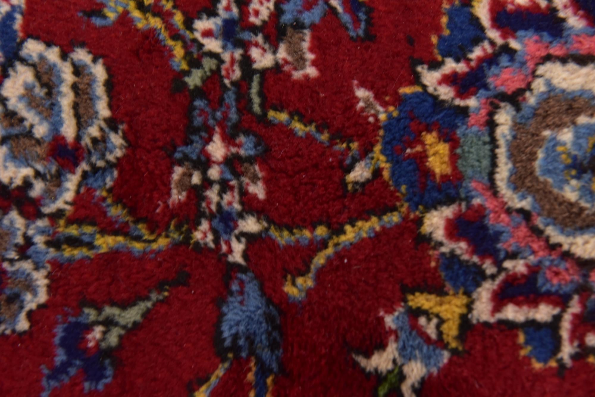 10' x 12' 10 Hand Knotted Kashan Persian Wool Rug