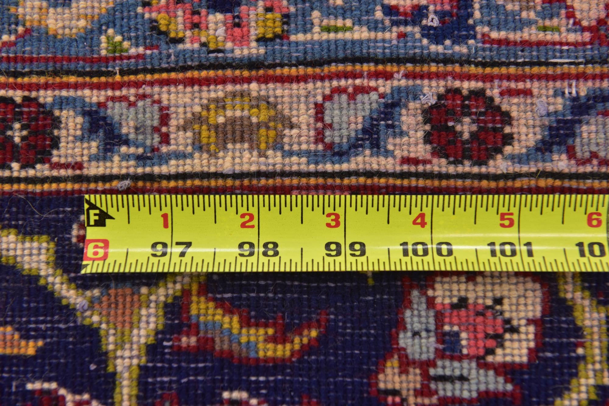 10' x 12' 10 Hand Knotted Kashan Persian Wool Rug