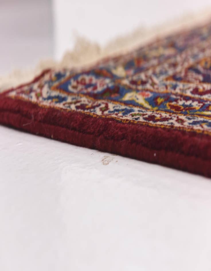 Detail image of 9' 10 x 13' 3  Hand Knotted Kashan Persian Wool Rug