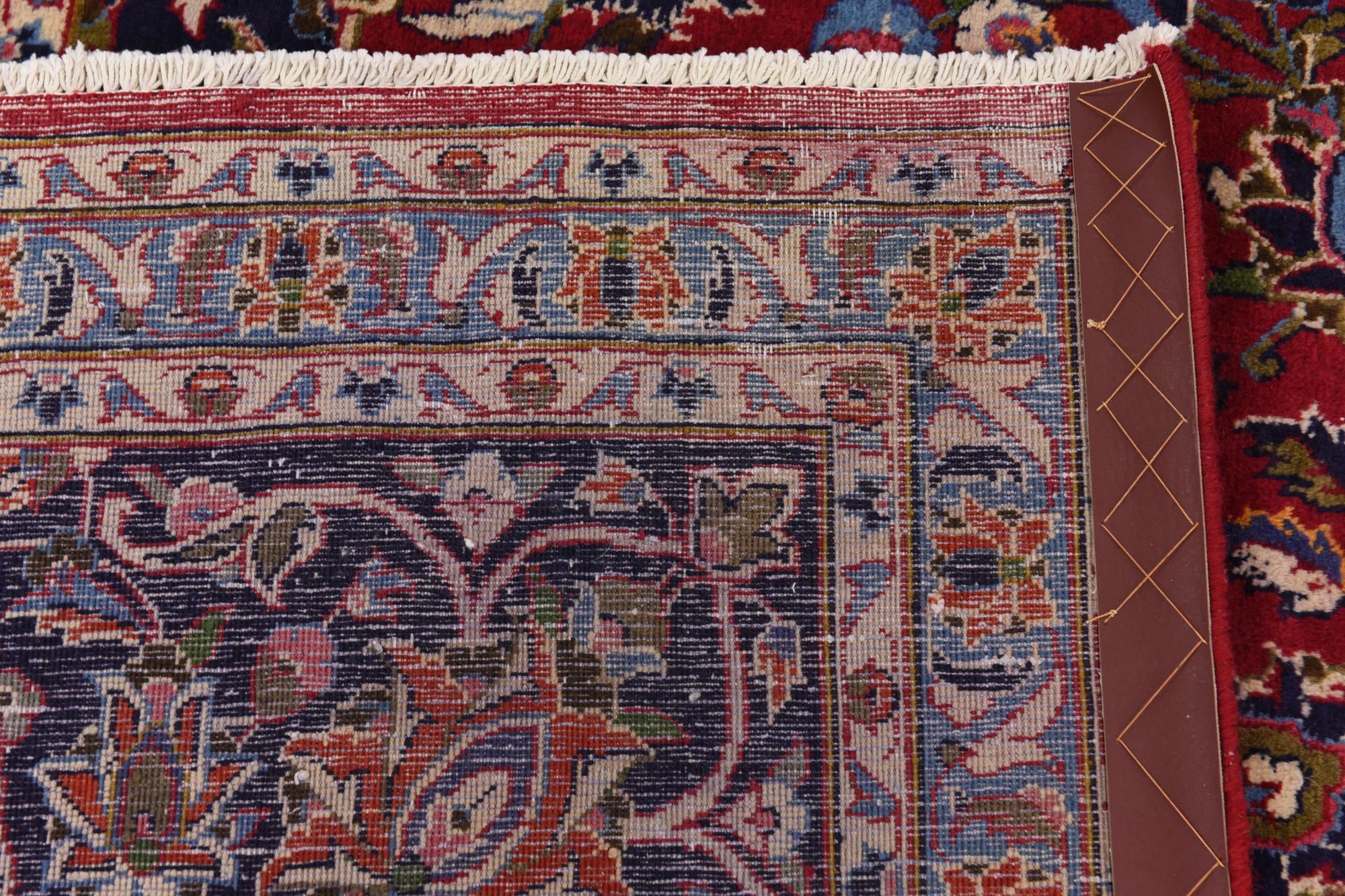 9' 6 x 13' Hand Knotted Kashan Persian Wool Rug