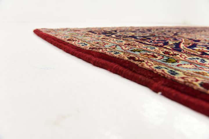 9' 7 x 13' 2 Hand Knotted Kashan Persian Wool Rug