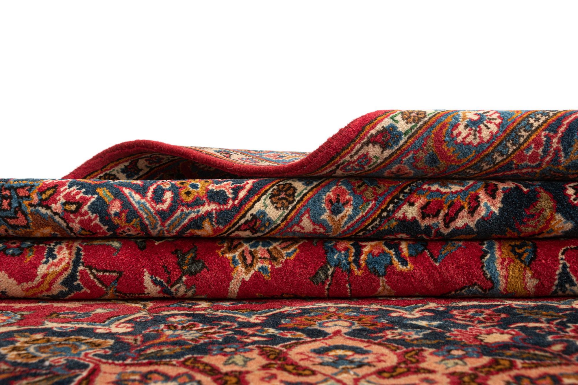7' 6 x 11' 5 Kashan Wool Rug