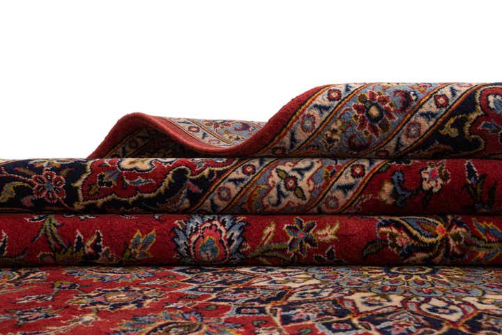 8' x 11' 3 Kashan Wool Rug