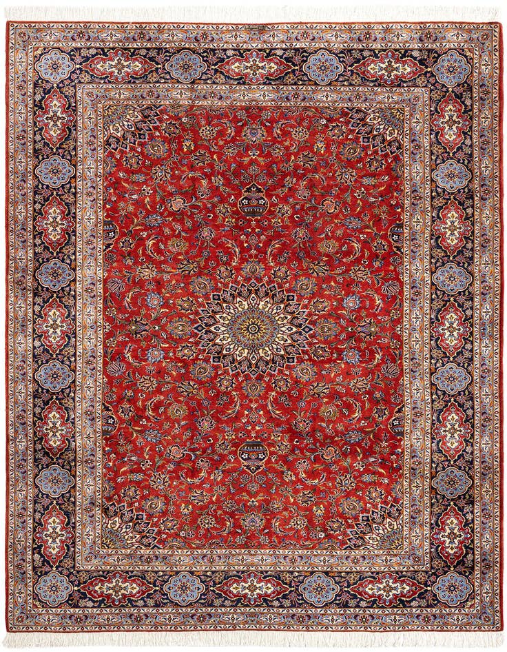 Detail image of 8' x 11' 3 Kashan Wool Rug