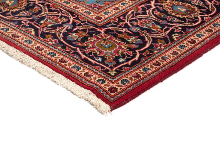 Detail image of 8' 1 x 11' 5 Kashan Wool Rug
