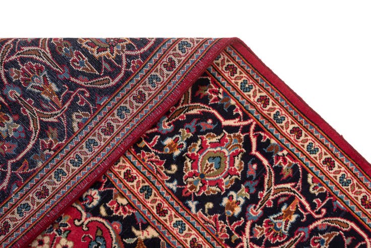 Detail image of 8' 1 x 11' 5 Kashan Wool Rug