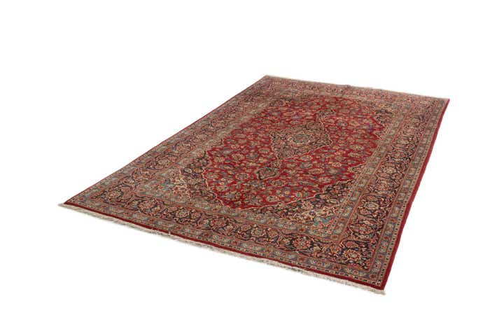 7' 1 x 10' 6 Kashan Wool Rug