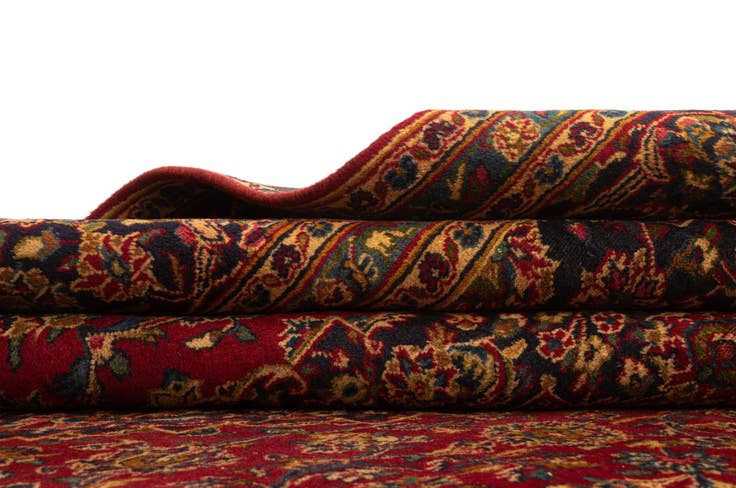 Detail image of 7' 7 x 10' 9 Kashan Wool Rug