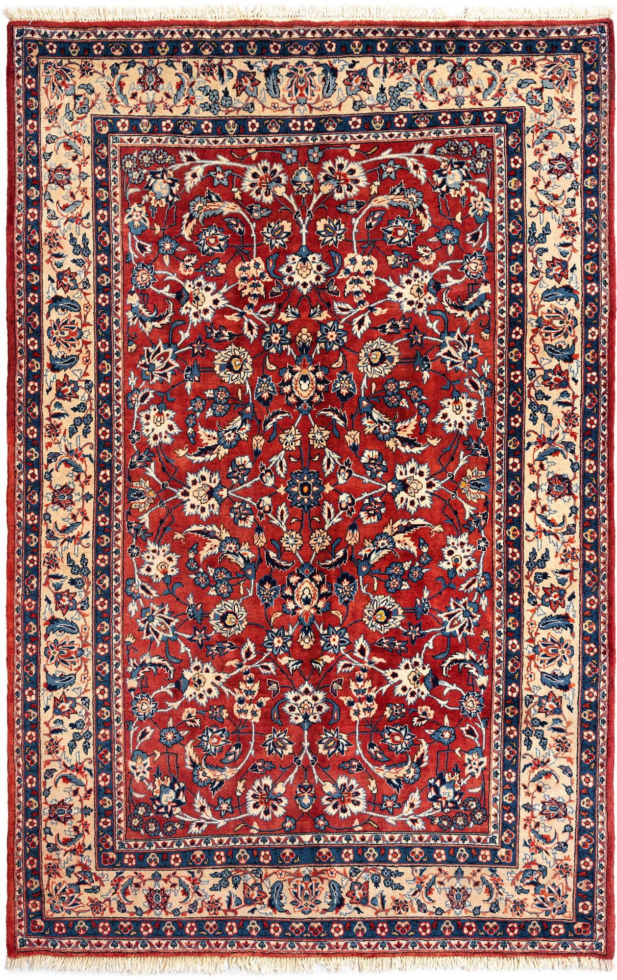 6' 5 x 10' Kashan Wool Rug
