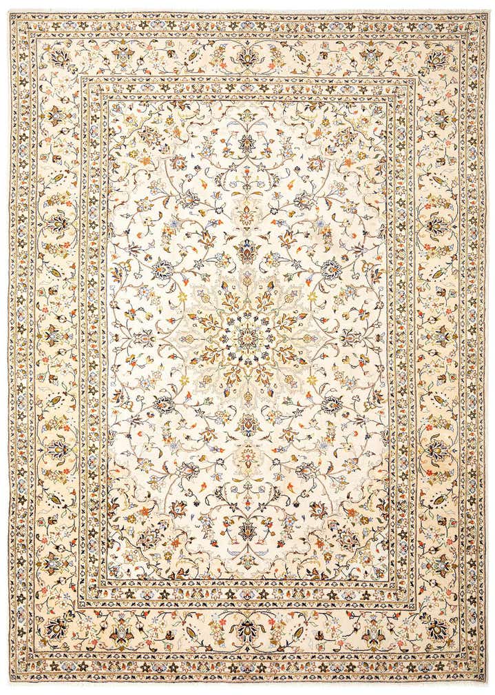 8' 2 x 11' 4 Kashan Wool Rug