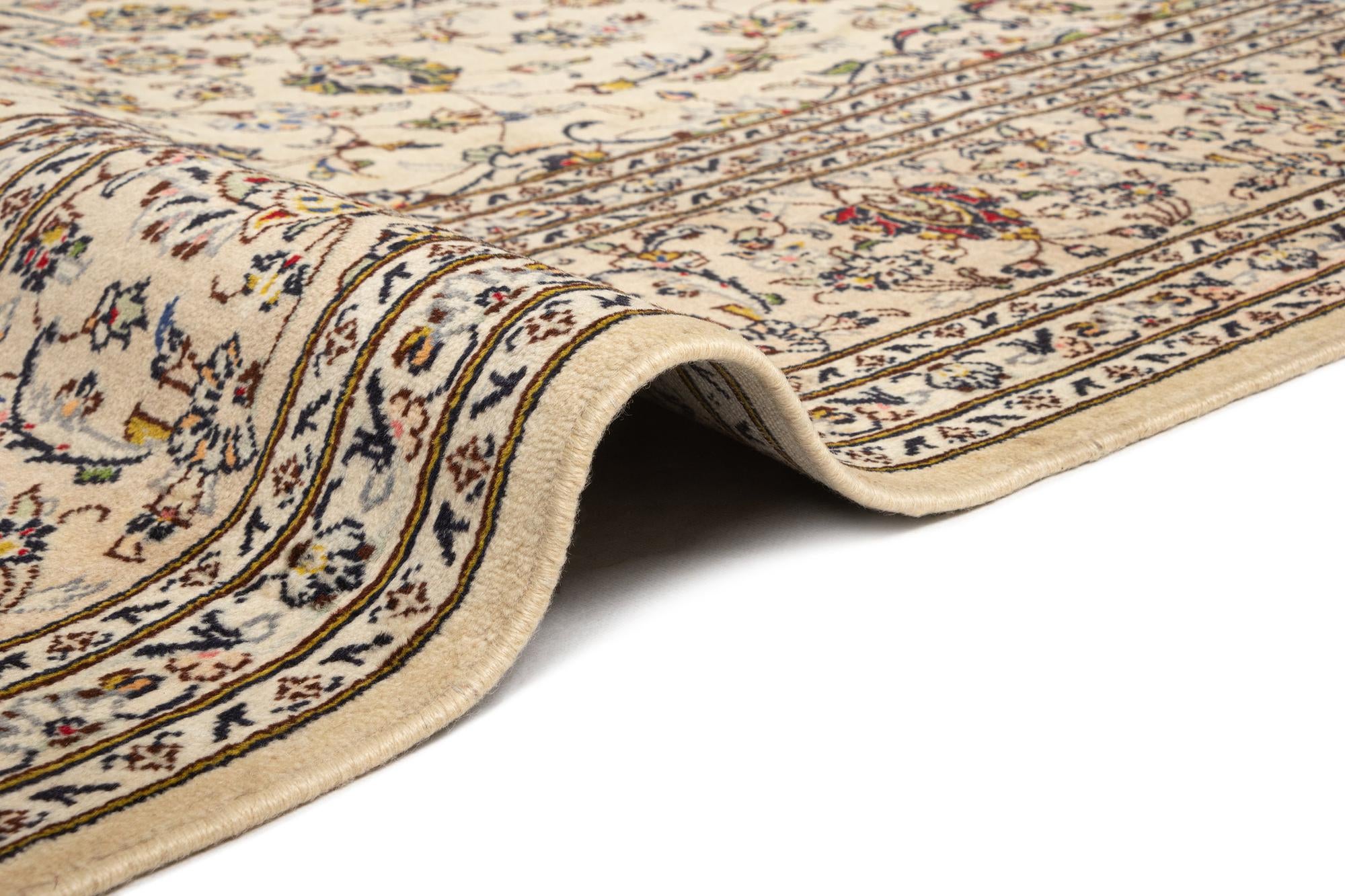 8' x 11' 6 Kashan Wool Rug