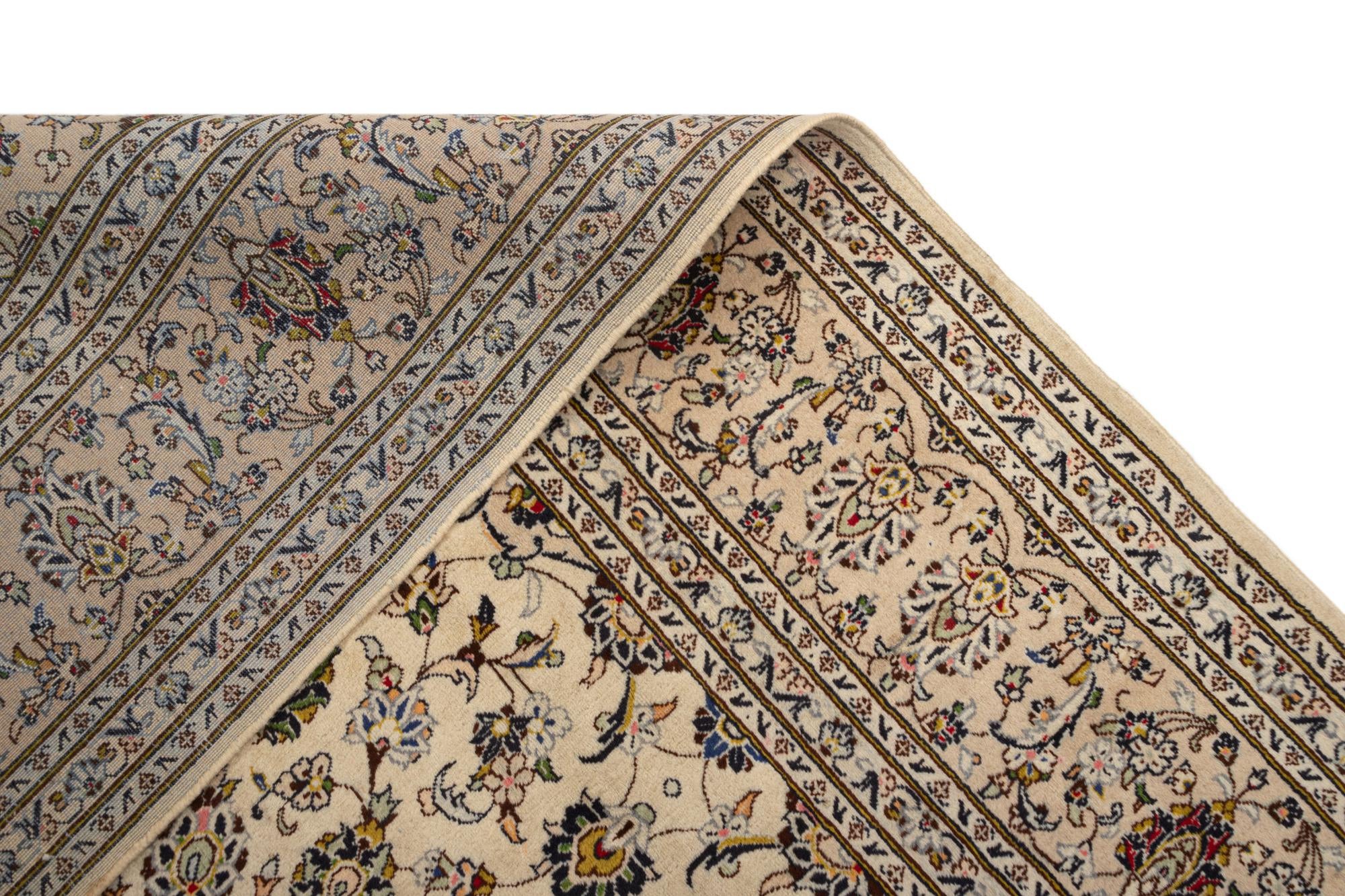 8' x 11' 6 Kashan Wool Rug