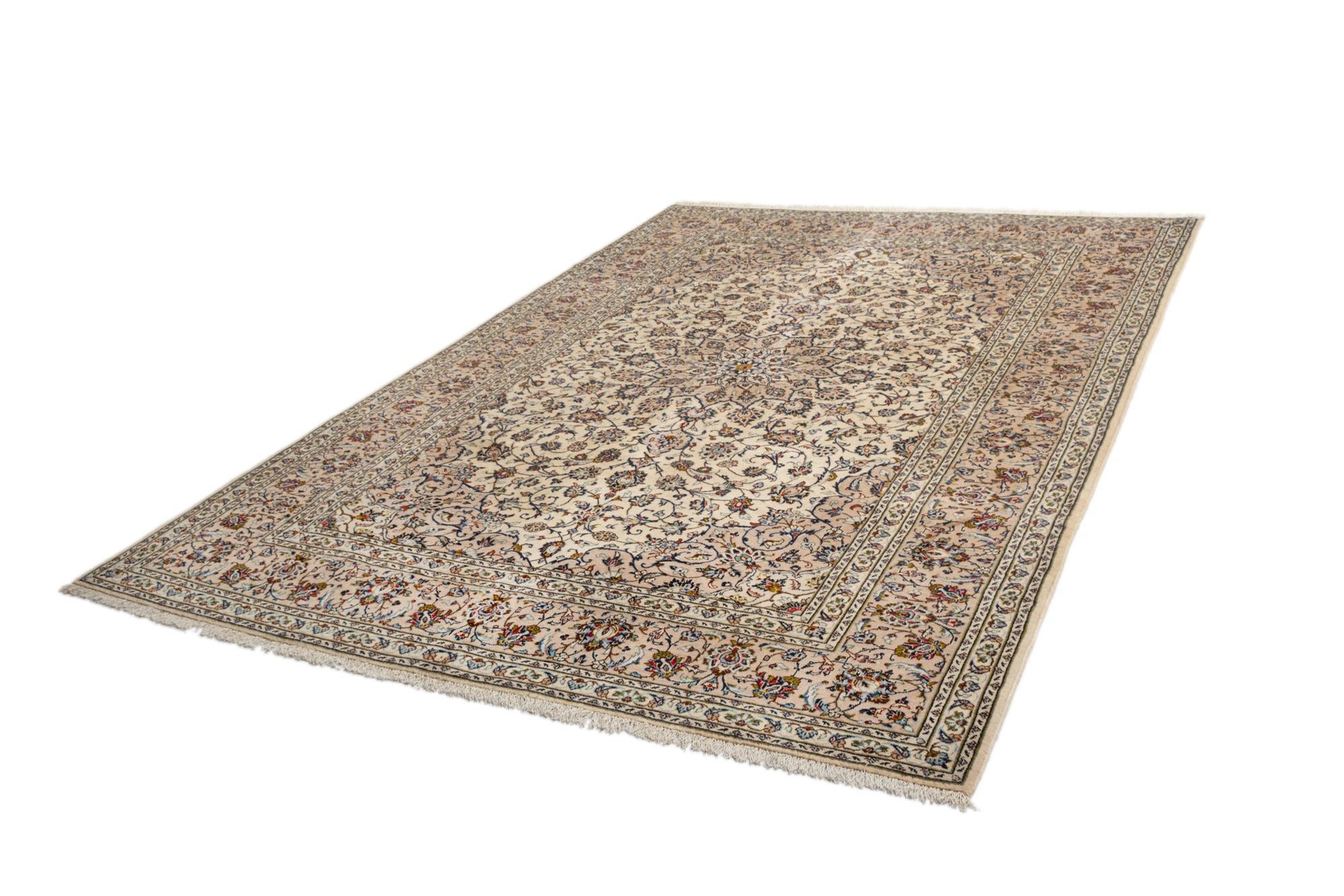 8' 2 x 11' 6 Kashan Wool Rug