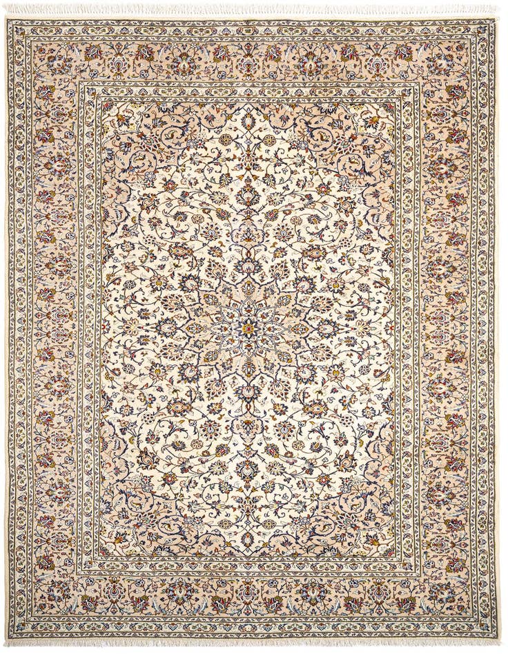 Detail image of 8' 2 x 11' 6 Kashan Wool Rug