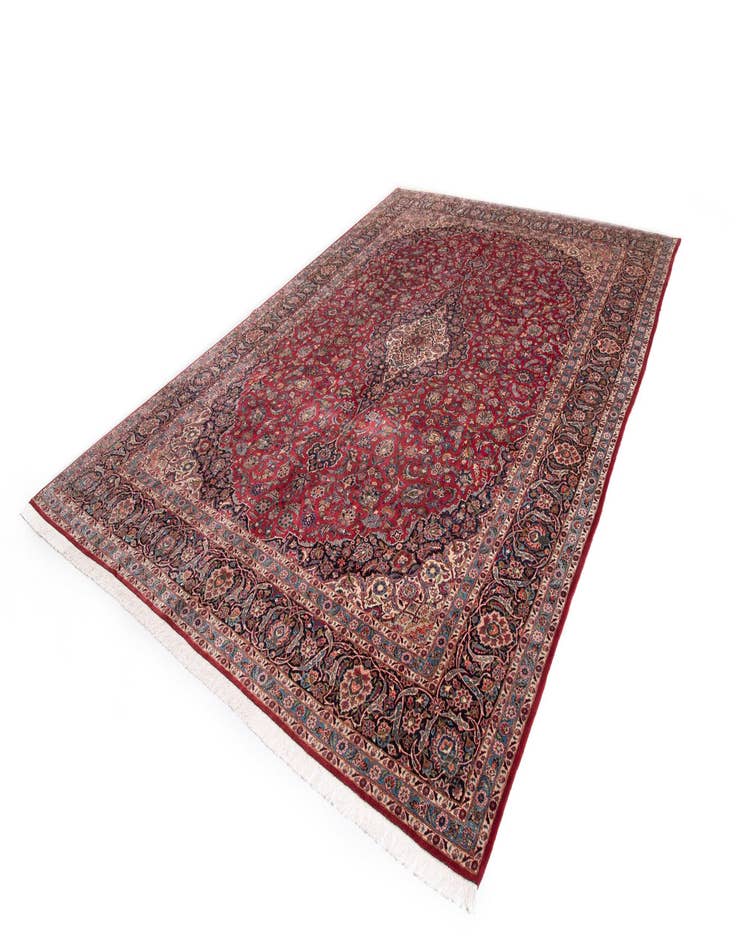 Detail image of 10' 9 x 15' 4 Kashan Wool Rug