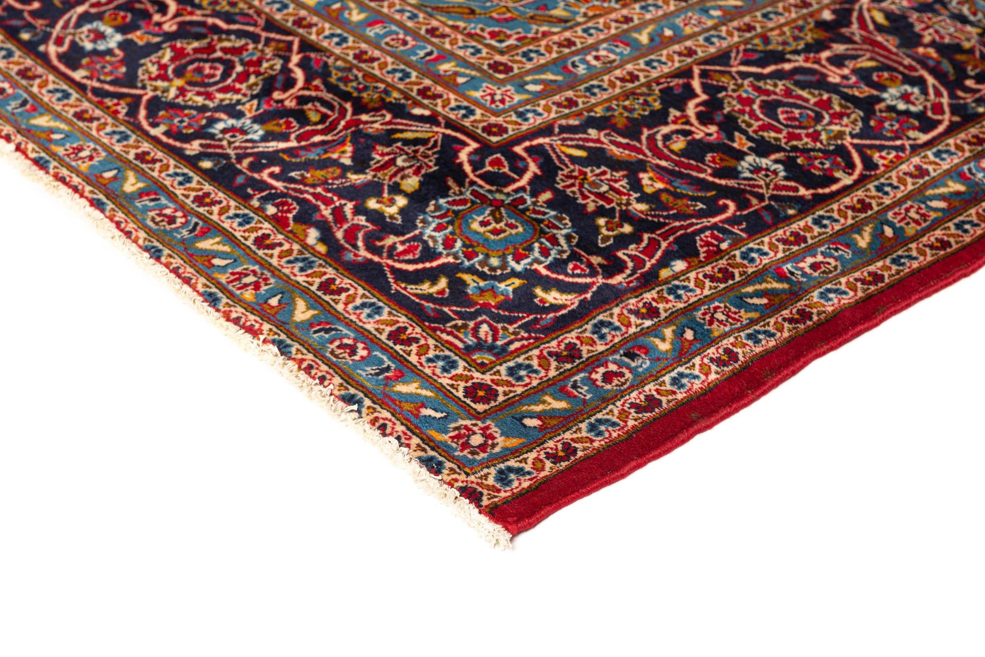9' 7 x 13' 1 Kashan Rug