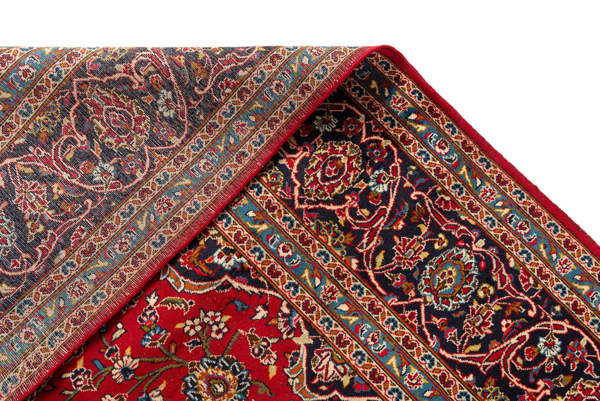 9' 7 x 13' 1 Kashan Rug