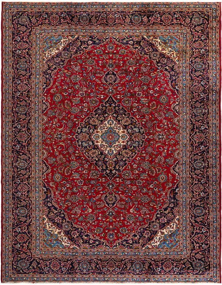 Detail image of 9' 7 x 13' 1 Kashan Rug