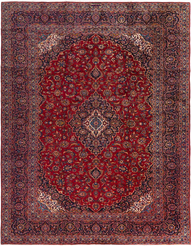 Detail image of 9' 7 x 13' 3 Kashan Rug