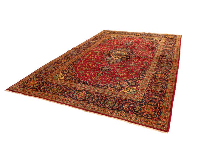 Vue détaillée : 240cm x 370cm Kashan Tapis