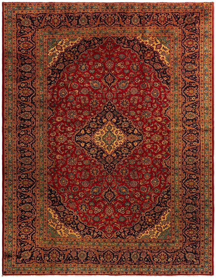 Detail image of 8' 2 x 11' 10 Kashan Rug