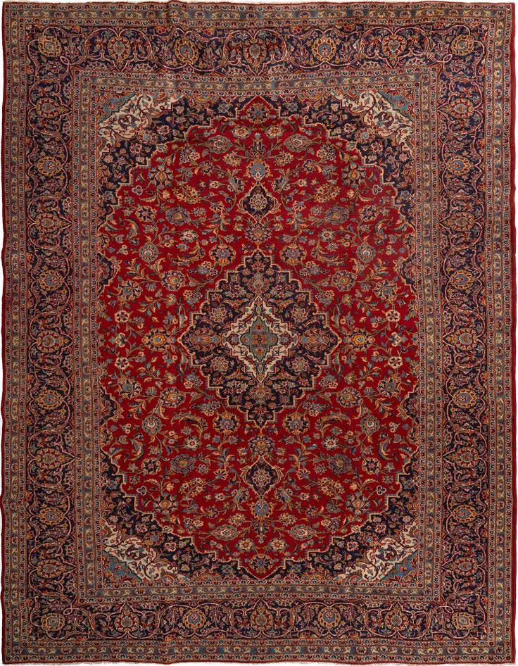 Detail image of 9' 8 x 13' 2 Kashan Rug