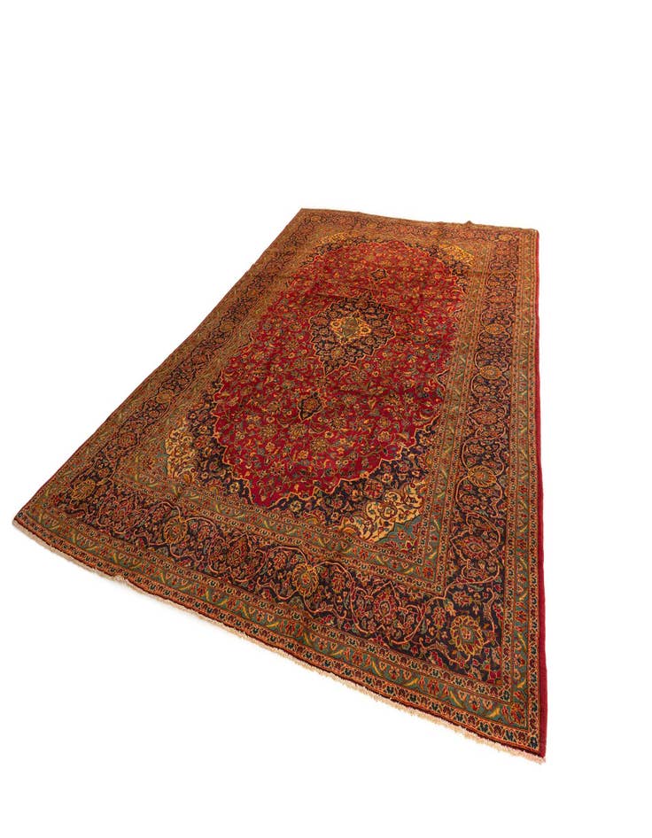 Detail image of 9' 9 x 13' 8 Kashan Rug