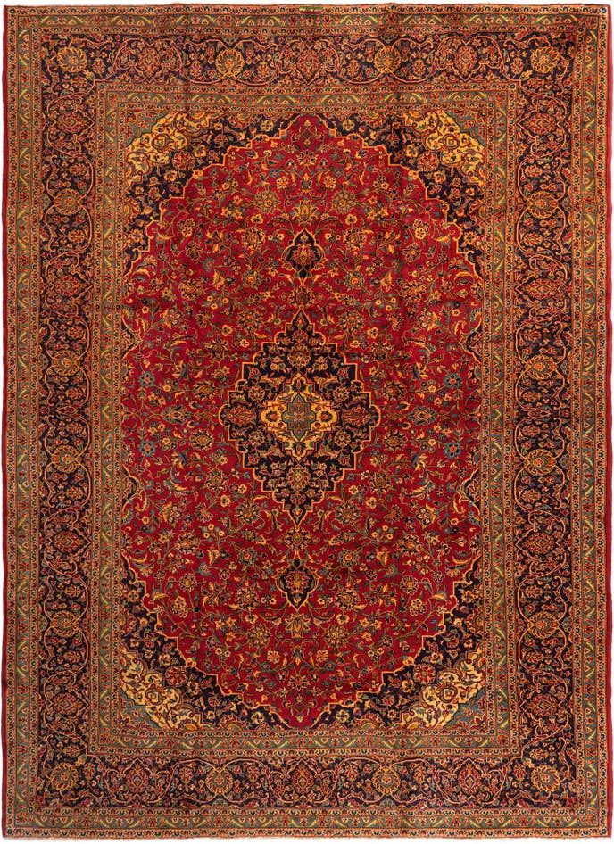 Detail image of 9' 9 x 13' 8 Kashan Rug
