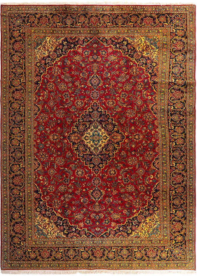 Detail image of 9' 7 x 13' 3 Kashan Rug