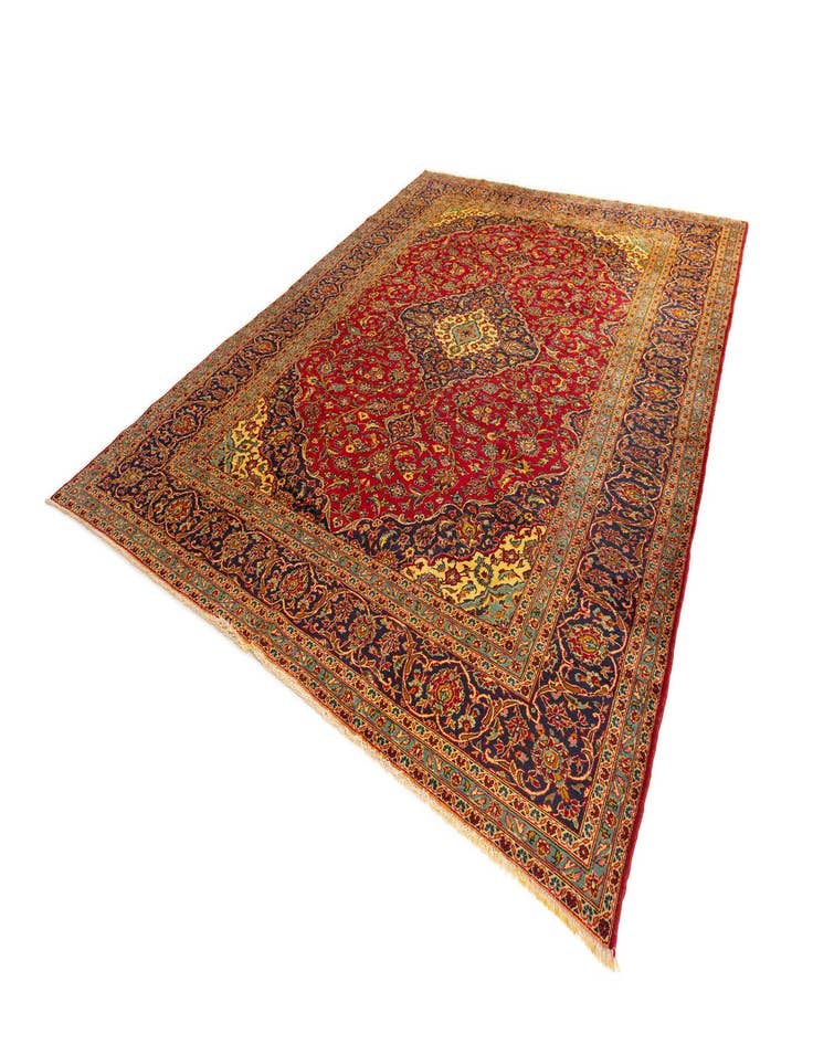 Detail image of 9' 7 x 12' 8 Kashan Rug
