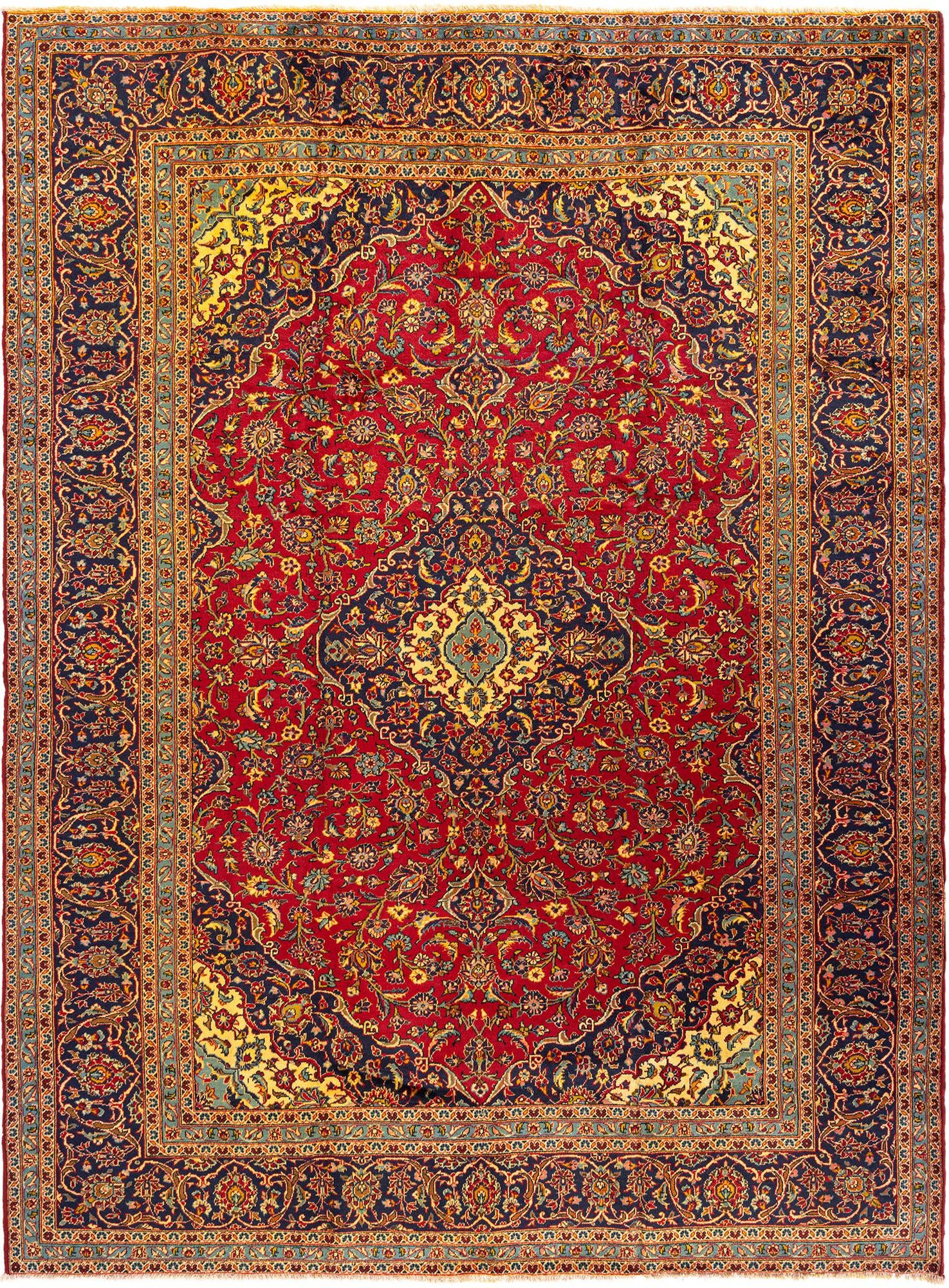 9' 7 x 12' 8 Kashan Rug