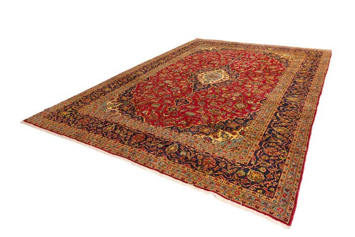 9' 9 x 13' 11 Kashan Rug