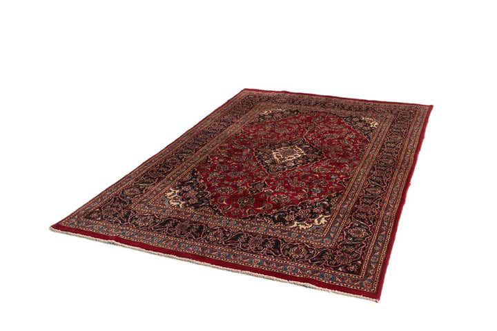 6' 7 x 9' 7 Kashan Wool Rug