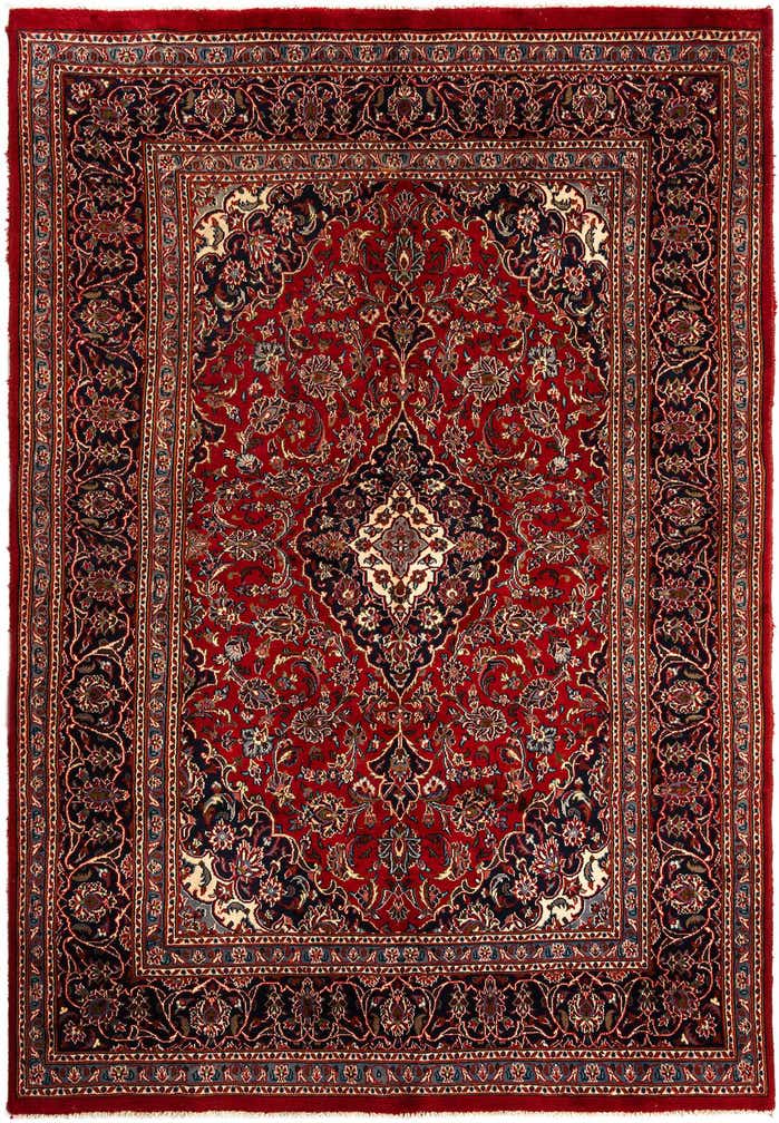 6' 7 x 9' 7 Kashan Wool Rug