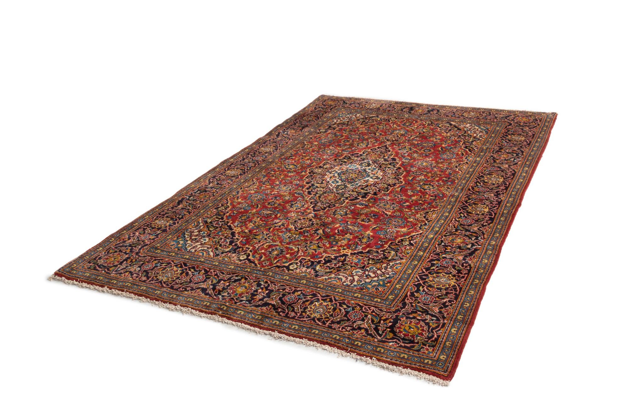 6' 10 x 9' 11 Kashan Wool Rug