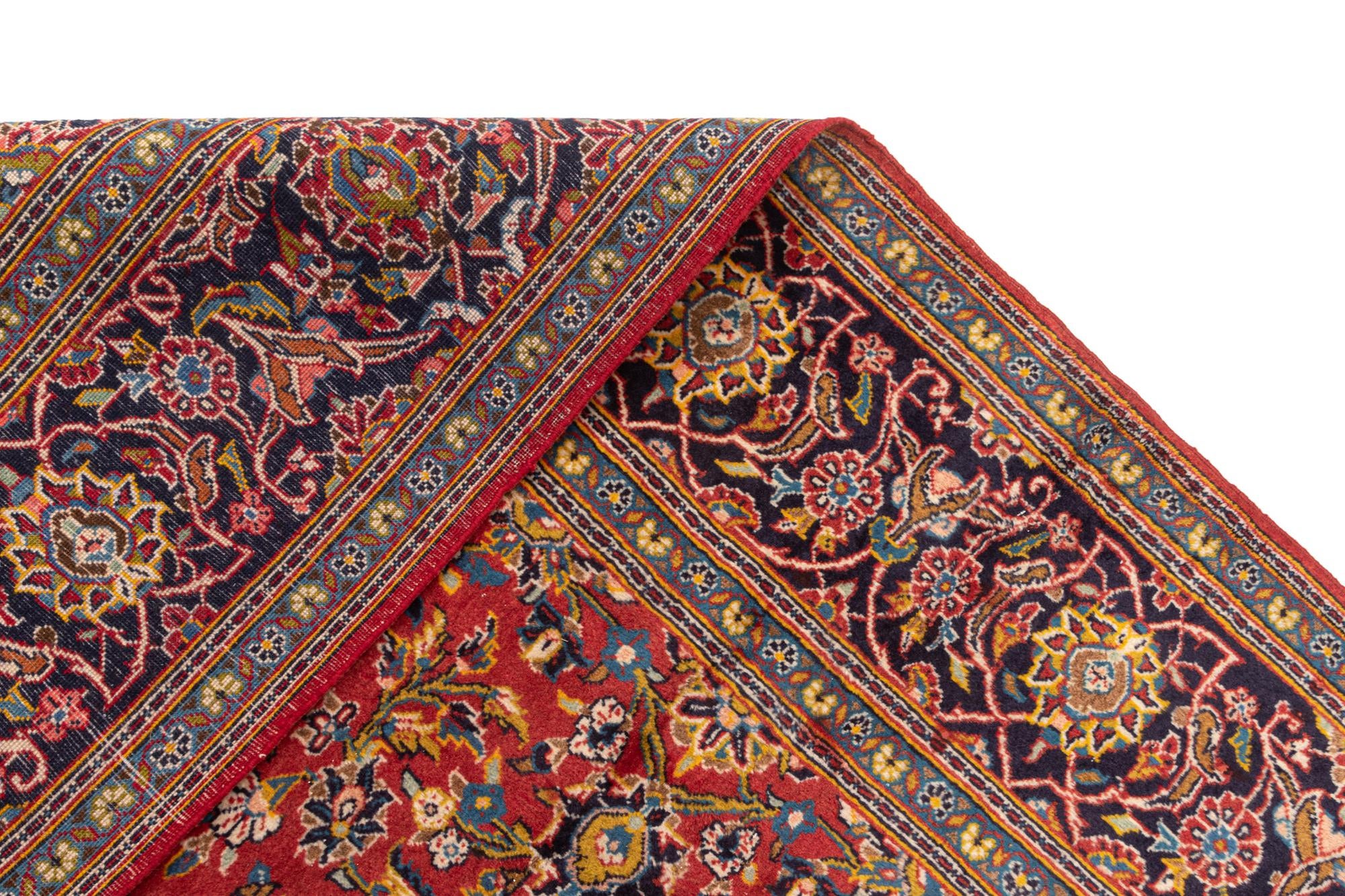 6' 10 x 9' 11 Kashan Wool Rug