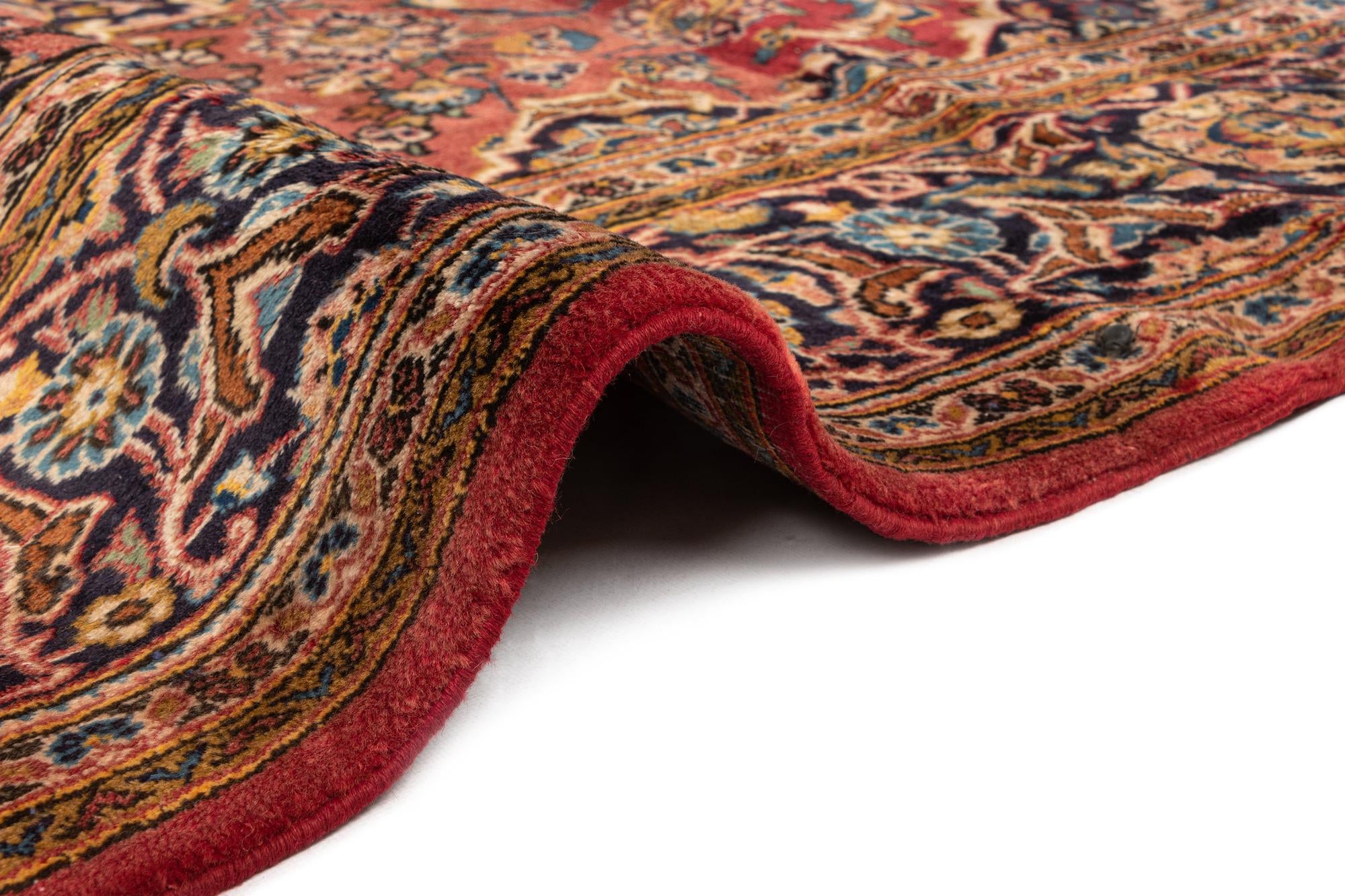 6' 5 x 10' Kashan Wool Rug