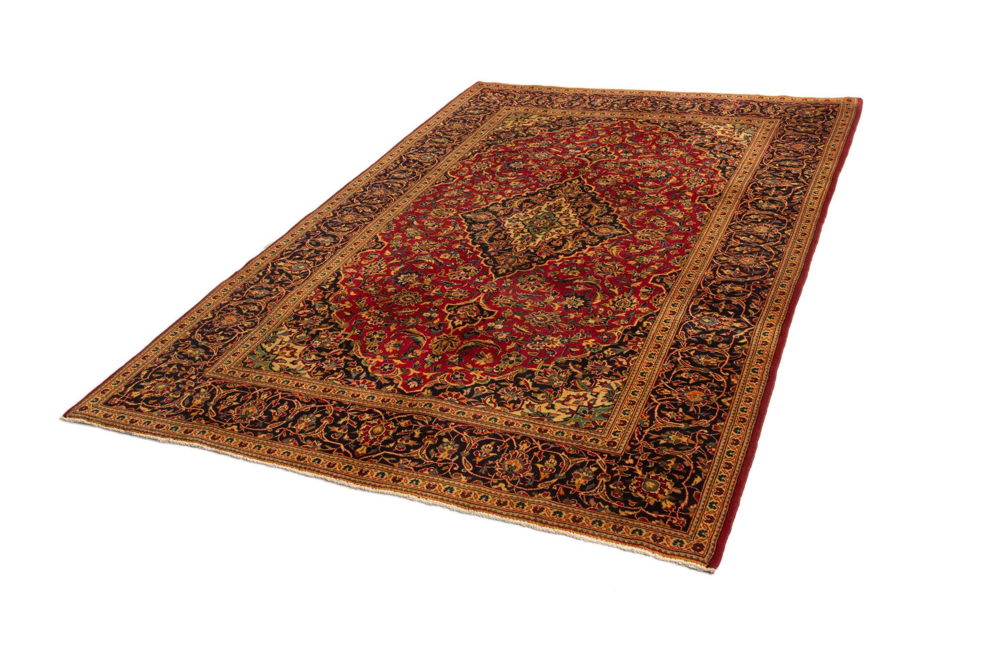 6' 7 x 9' 9 Kashan Wool Rug