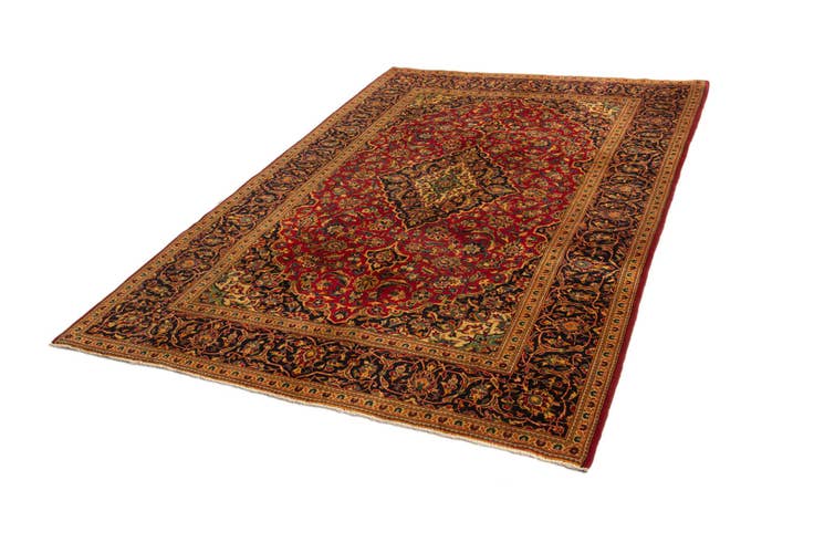Detail image of 6' 7 x 9' 9 Kashan Wool Rug