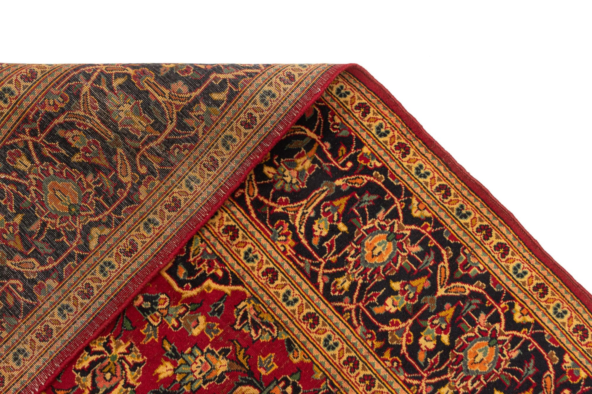 6' 7 x 9' 9 Kashan Wool Rug