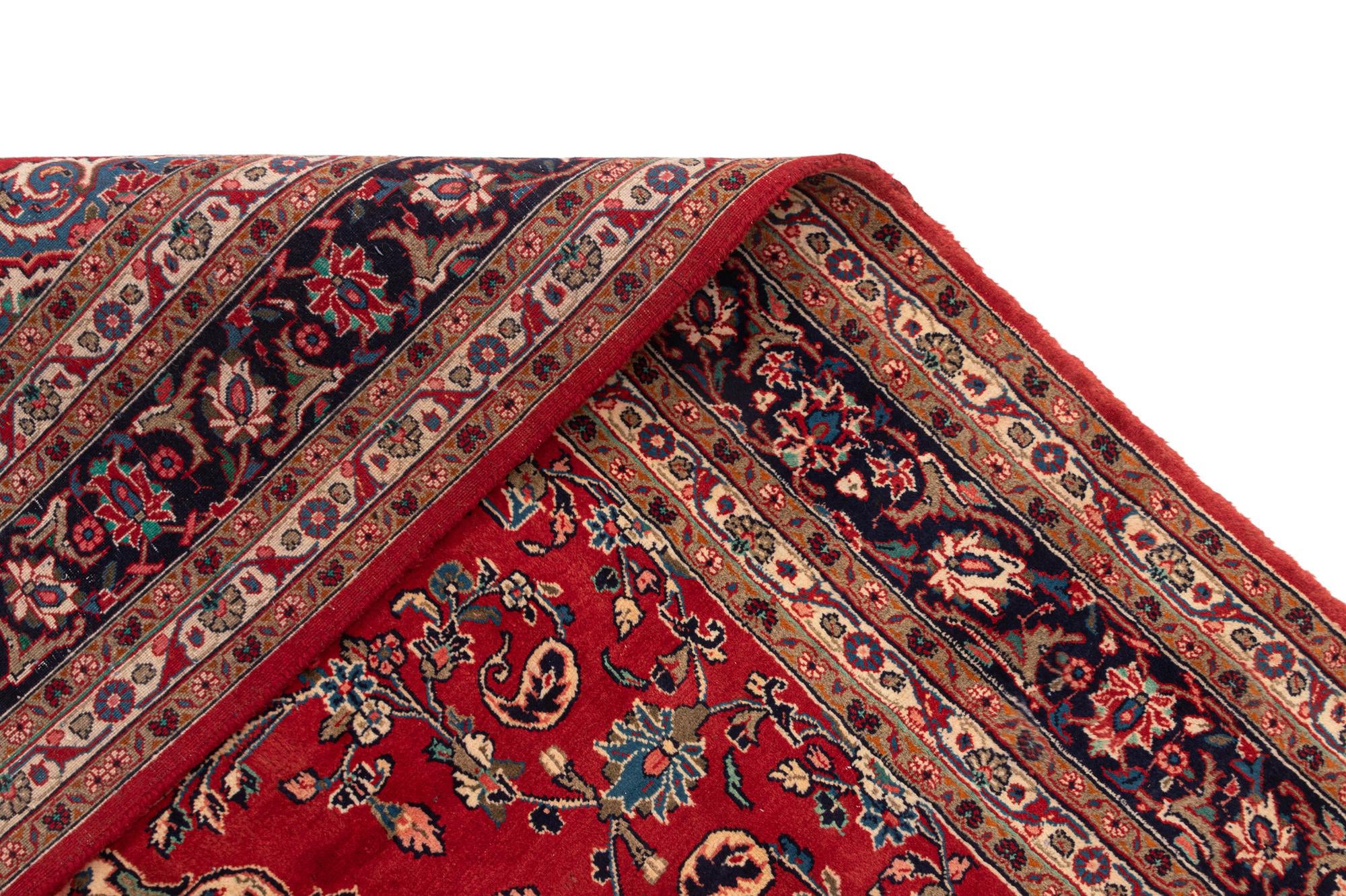 7' x 10' Kashan Wool Rug