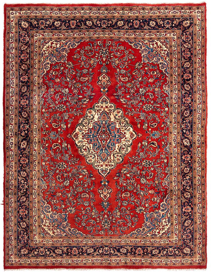 Detail image of 7' x 10' Kashan Wool Rug
