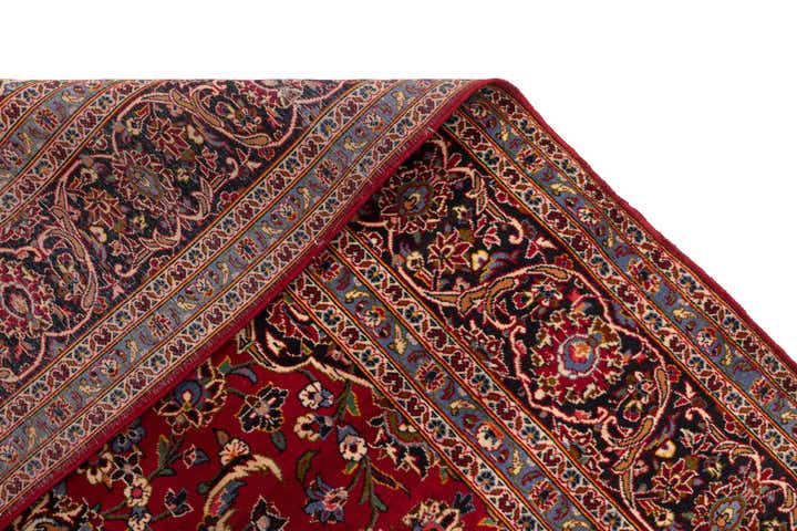 8' x 11' 4 Kashan Wool Rug