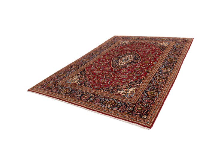 Detail image of 8' 1 x 10' 9 Kashan Wool Rug
