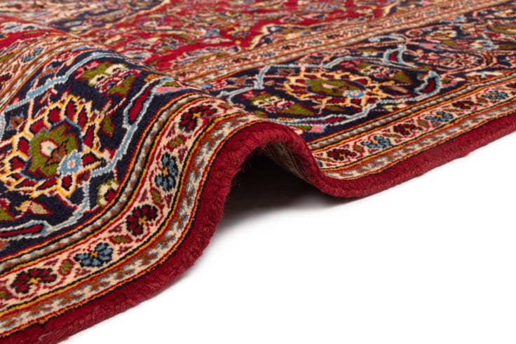 Detail image of 8' 1 x 10' 9 Kashan Wool Rug