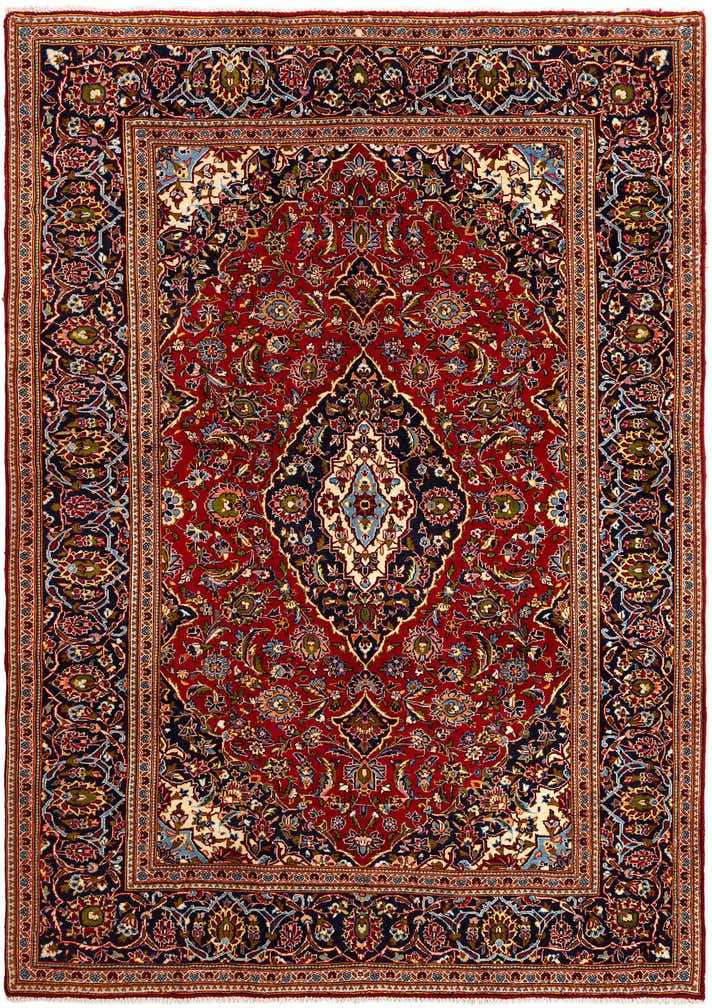 8' 1 x 10' 9 Kashan Wool Rug